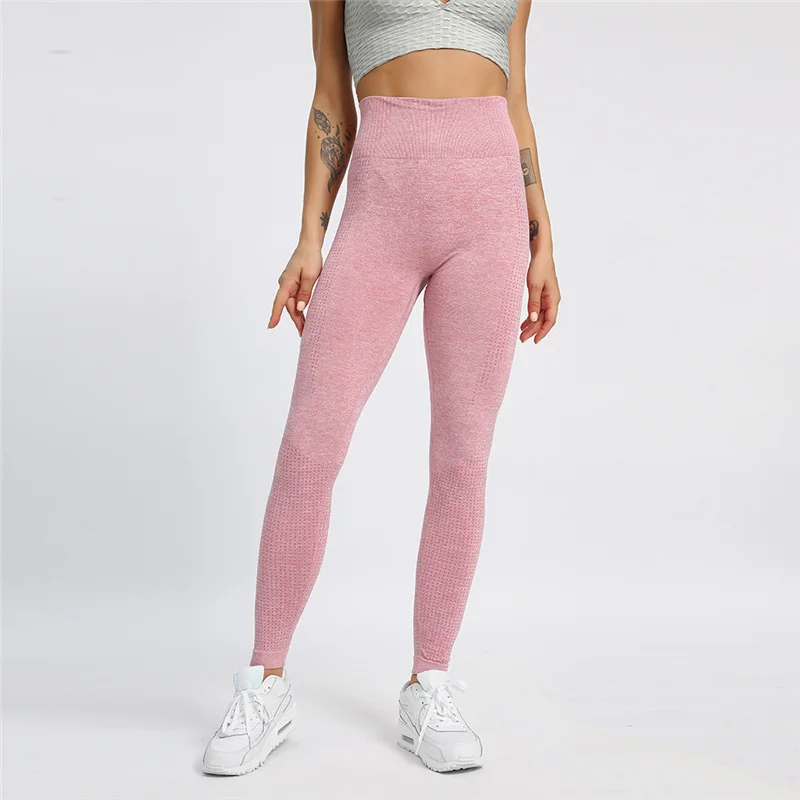 8020 Pink Бесшовные леггинсы для фитнеса, женские колготки для спортзала, высокая талия, штаны для йоги, одежда для активного отдыха, пуш-ап, леггинсы для женщин - Цвет: 8020 Pink