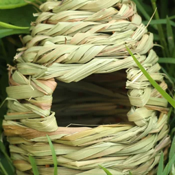 

Pack Hummingbird House Accessory Set Natural Color 3Pcs Hand Woven Grass Home, Office, Outdoor Gardening, Indoor Outdoor Decor
