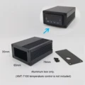 Black Aluminum Box