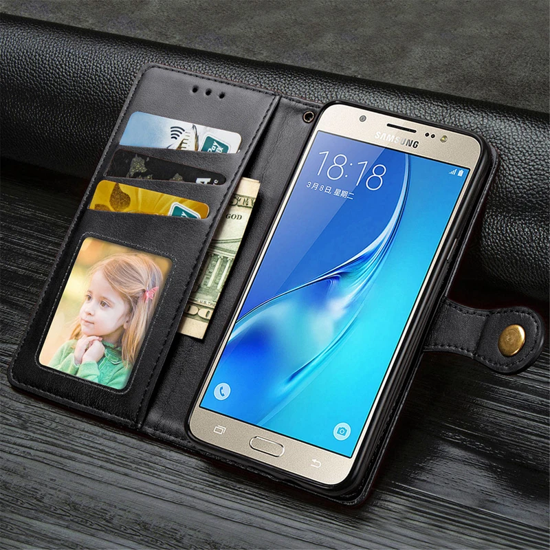 Чехол для телефона, чехол для samsung Galaxy J7, чехол для samsung J7, откидной кожаный бумажник, защитный чехол J 7 J710, Fundas Coque