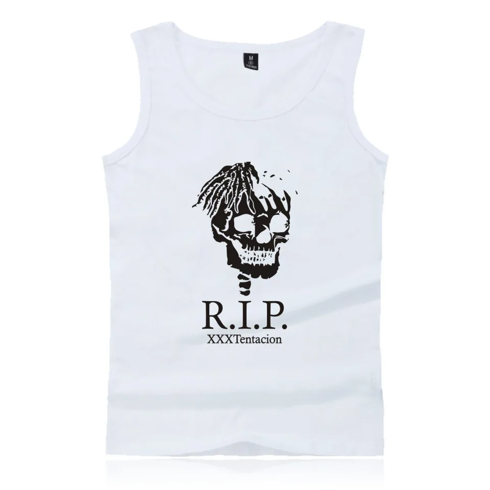 

Europe And America Hot Search xxxtentacion Sports Vest Men's Loose And Plus-sized Breathable Base Shirt
