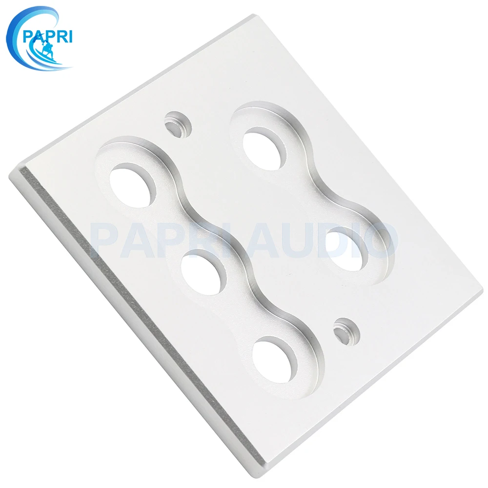 PAPRI твердая алюминиевая CNC 4 отверстия 2/5/6/8 динамик привязывающий пост RCA Jack
