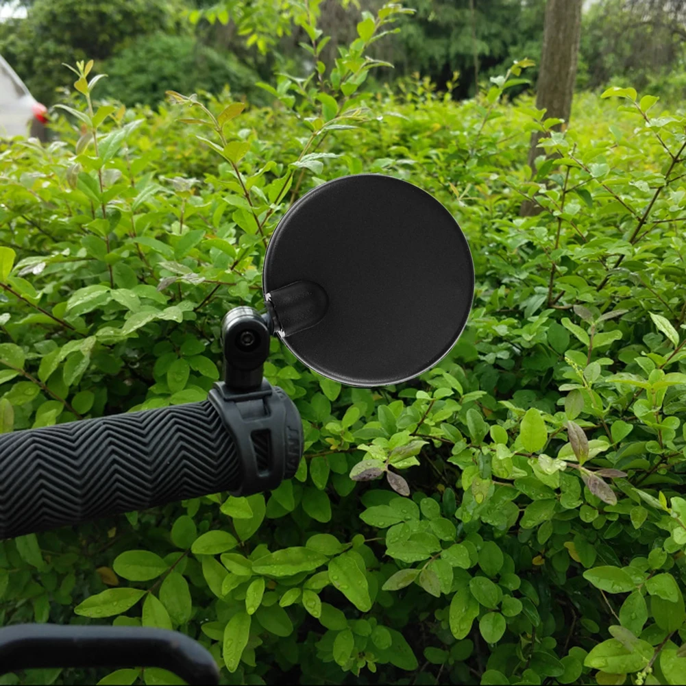 Bicycle Rearview Mirrors Wide-angle Convex Mirror Cycling Rearview Mirrors MTB Rearview Mirrors Silicone Handle Rearview Mirror