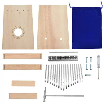 

DIY Kalimba Kit, 17 Tone Kalimba Mbira Small Hand Thumb Piano Finger Percussion for Kids