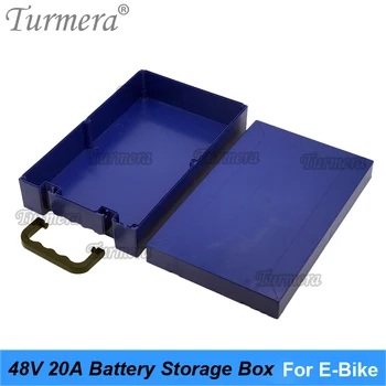Caja de almacenamiento de batería de 48V y 20Ah para bicicleta eléctrica, de mano para contenedor vacío 18650 3,7 V batería de litio o 3,2 V 32700 Lifepo4, uso de Turmera 2