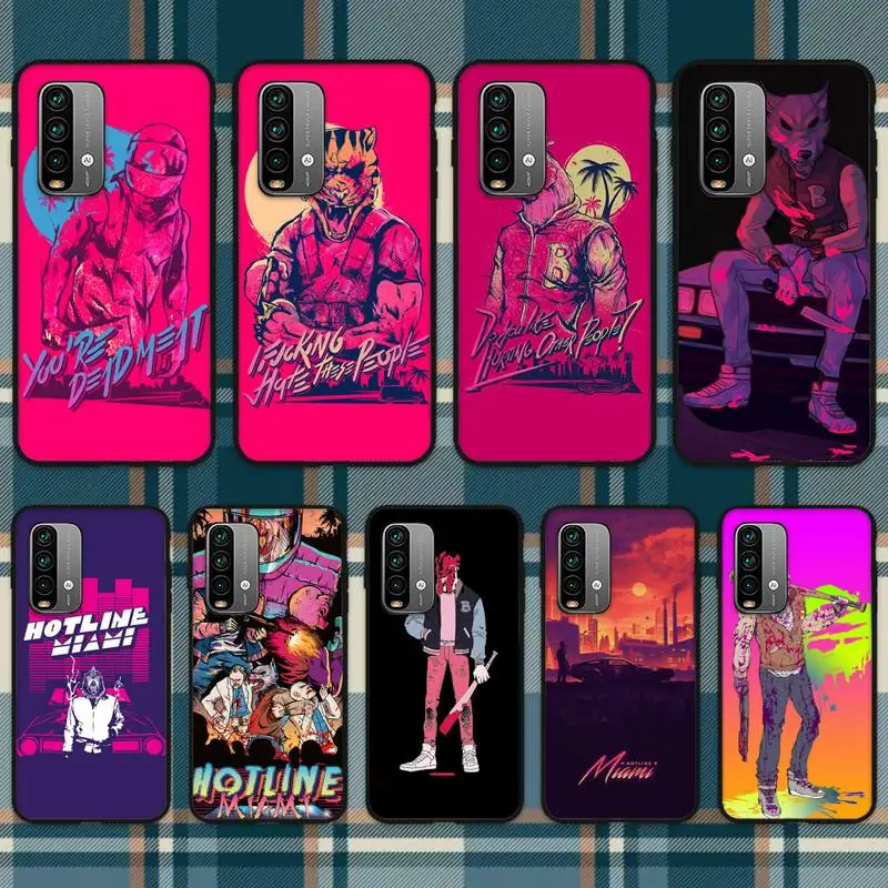 Hotline Miami Game Phone Case For Xiaomi9 10 11PRO LITE Redmi NOTE7 8 9 10A PRO K40 Poco3 Shell | Мобильные телефоны и