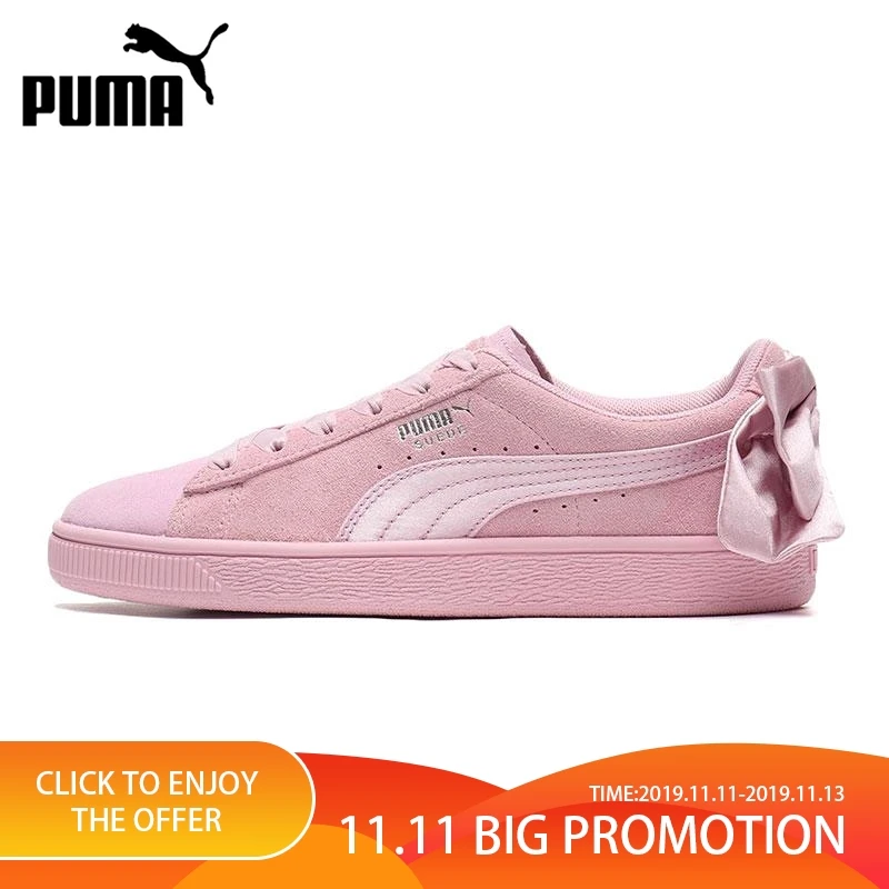 

PUMA Suede Bow Galaxy for Women's Skateboarding Shoes Original Authentic Sneakers Young Colorful 2019 New Arrival 36921701