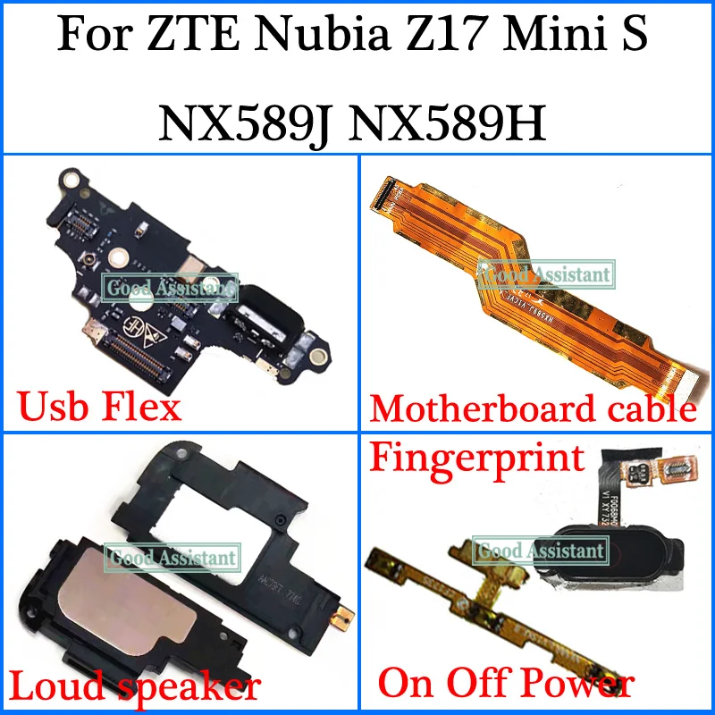 Для ЖК-дисплея ZTE Nubia Z17 мини S NX589J NX589H Usb гибкий кабель материнской платы