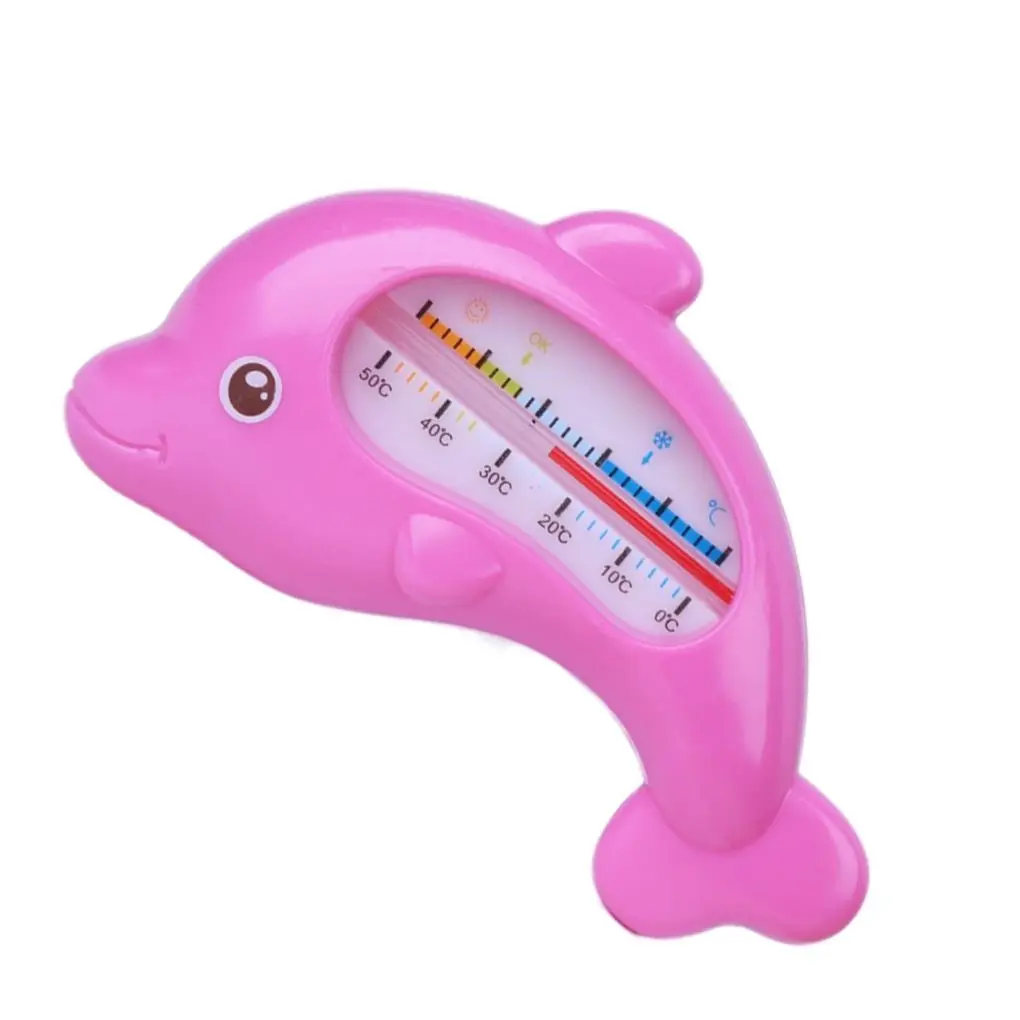 Children Shower Water Thermometer Baby Bathing Dolphin Shape Temperature Infants Toddler Water Measure Baby Bath Toy Thermometer