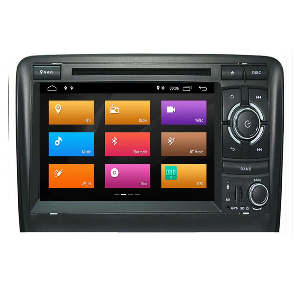 Top Android 9.0 Car DVD Player for Audi A3 S3 GPS Navigation GPS Radio WiFi 4/3G OBD Bluetooth Mirror link Steering wheel Control 2