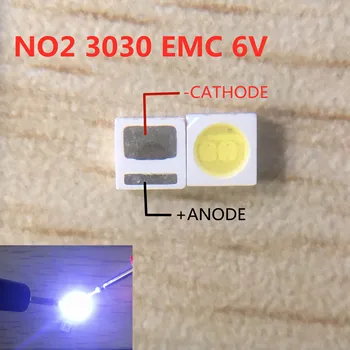 

30PCS EVERLIGHT LED Backlight 1-2W 3030 6V Cool white 125-150LM LCD Backlight for TV TV Application 62-123TUN2C/F115145N68SBF-T