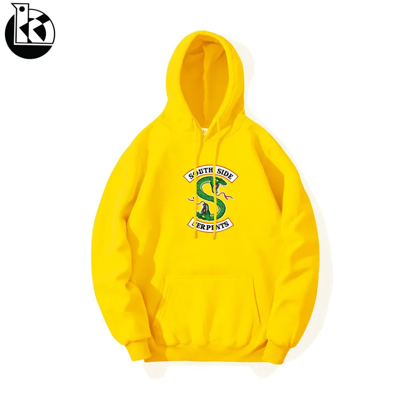 

Fashion SOUTH SIDE SERPENTS Print Sweatshirts Mens Winter Fleece Hoodie Men Hoodies Sweatshirt Men Pullover Sudadera Hombre
