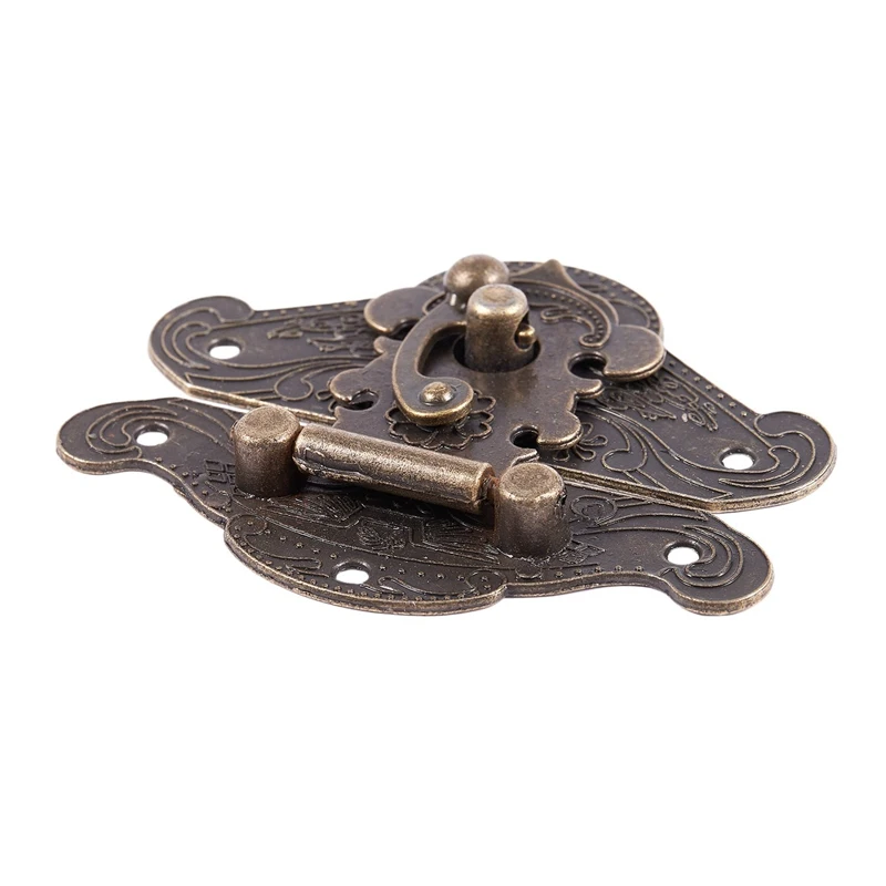 ODETOJOY 1 Loquet Papillon Doré Antique Pour Armoire à Bijoux