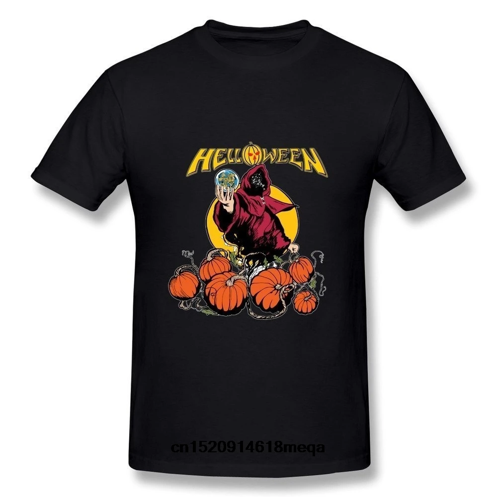 Мужские футболки Helloween Band Хэллоуин Черный |