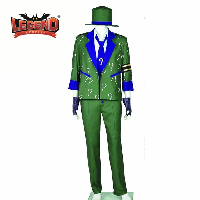 Gotham Season 5 The Riddler Edward Nygma Cosplay Costume Green Outfit  Halloween Carnival Costumes Adult Men - Cosplay Costumes - AliExpress