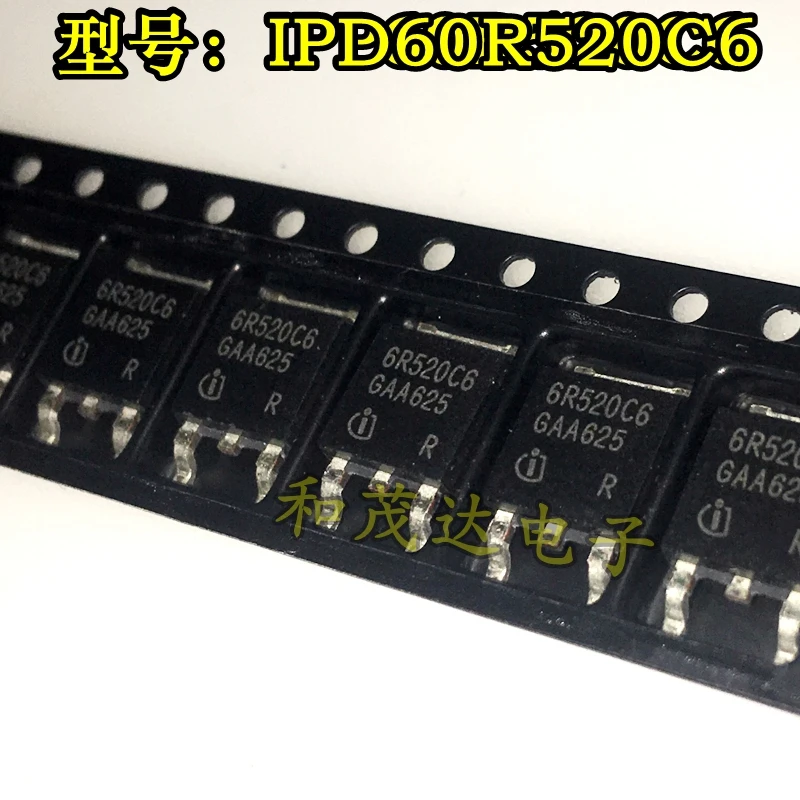 Оригинальные новые 5 шт/6R520C6 IPD60R520C6 TO-252 8.1A/600V TO252