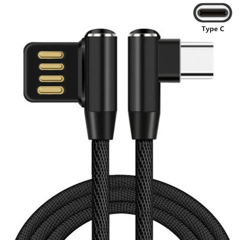 Fotopro usb type C кабель для Xiaomi mi 9T красный mi K20 Pro USB C кабель для мобильного телефона Быстрая зарядка type C шнур для устройств type-C - Цвет: Черный