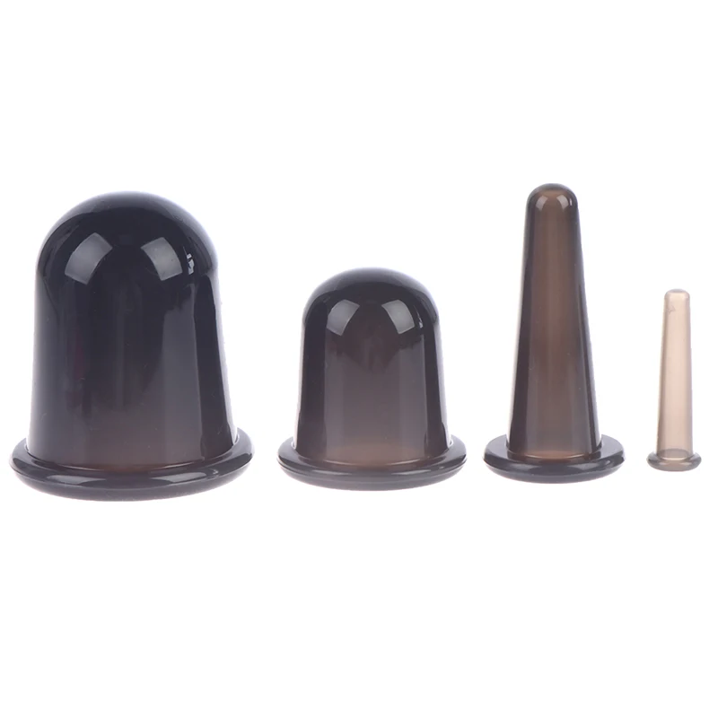 Face Body Pain Relief Massage Masajeador Ventouse Anti Cellulite Suction Cups Silicone Vacuum Cupping Cans 1PCS For Massage Massage Tool Vacuum Cupping Sets
