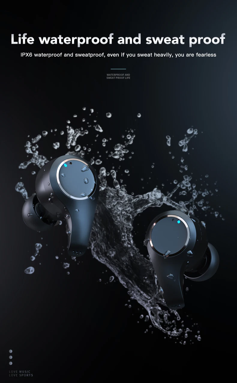 microfone duplo cancelamento ruído ativo toque ajustar o volume fones