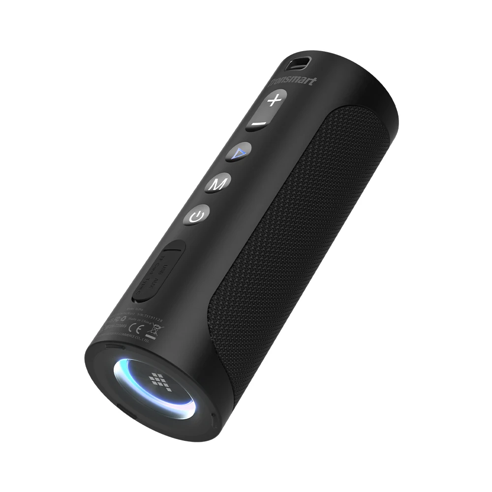 Tronsmart-Altavoz Bluetooth 5,0 T6 Pro, 45W, con luz LED, resistente al  agua IPX6, duración