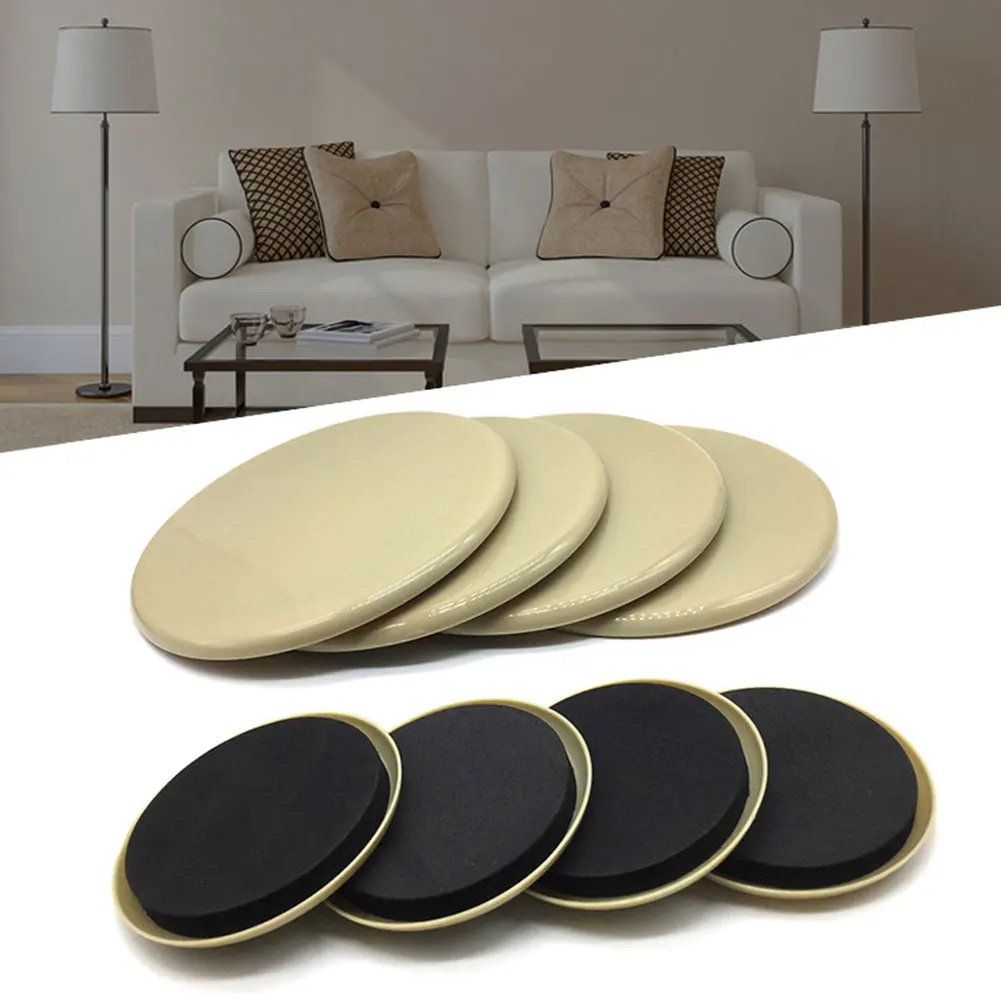 

8pcs Reusable Sturdy Heavy Appliances Protect Carpet Glider Thickened Labor Saving Moving Pad Furniture Sliders Noise Reduction