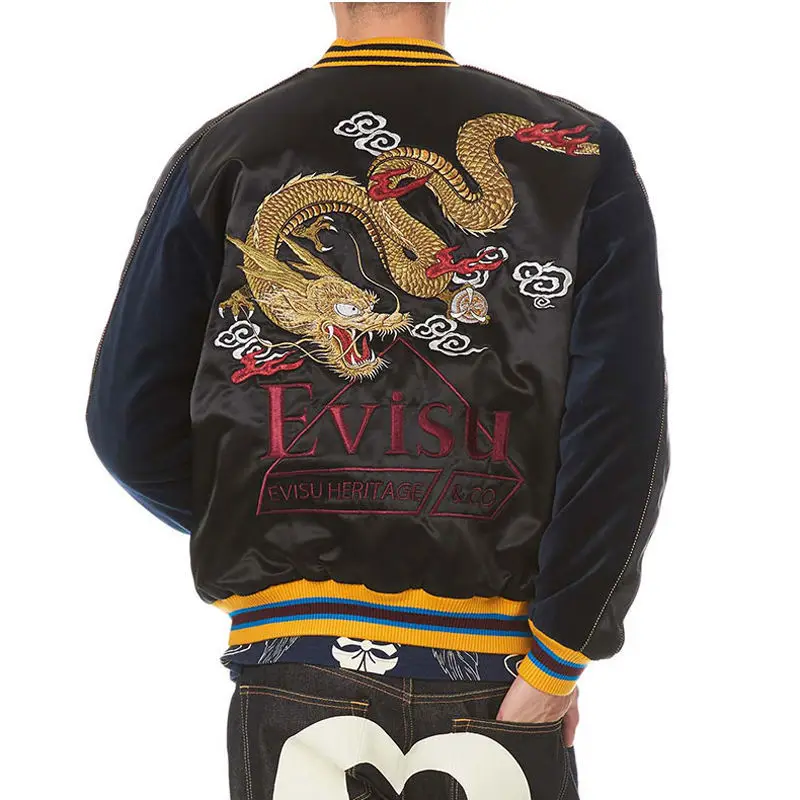 evisu varsity jacket