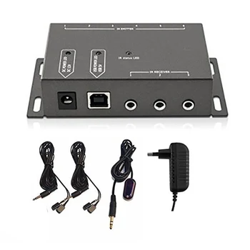 

Cable Box Kit Remote Control Devices 6 Emitters Stereo IR Transceiver DVD Player Repeater Amplifier 12VDC 30mA Satellite TV