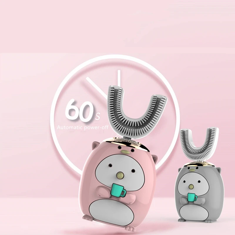 Smart U 360 Degrees Kids Sonic Electric Toothbrush Silicon USB Automatic Ultrasonic Teeth Tooth Brush Cartoon Pattern Children Smart U 360 Degrees Kids Sonic Electric Toothbrush Silicon USB Automatic Ultrasonic Teeth Tooth Brush Cartoon Pattern Children