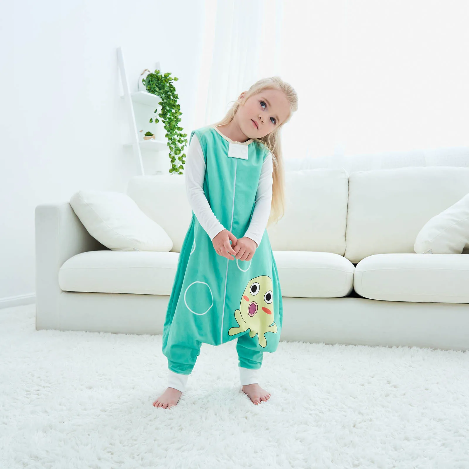 Spring Sleepwear Flannel Sleeping Bag Cartoon Baby Boys Clothes For Girls Pajamas Kids Clothing Bodysuits Jumpsuits Warm Romper