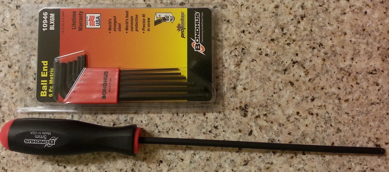 

Bondhus a Set of Allen Wrench (metric System) Originated in the United States