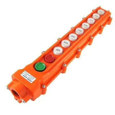 

Rain Proof Crane Hoist 6 way Push Button Switch Control Station Up Down COB-64A