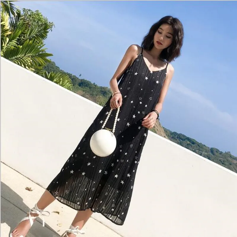 Summer Women Chiffon Boho Beach Dress Female Slim Off The Shoulder High Waist Strapless Maxi Long Dresses Sundress QV729 | Женская