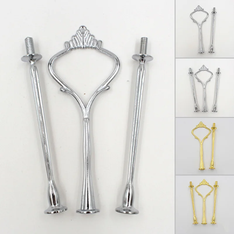 Подставка для торта 2 уровня подставка фитинги кекса серебристая золотая