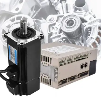 

Servo Motor driver Servo Drive Motor Kit 1pc Driver + 2pcs Servo Motor 400W 1.27NM AC220V 3000RPM