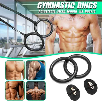

Gymnastics-Ring Pull-Up Shoulder Strength Pull-Ups Gymnastic-Rings Fitness Training Equipment Gym Stretching Exercise Home
