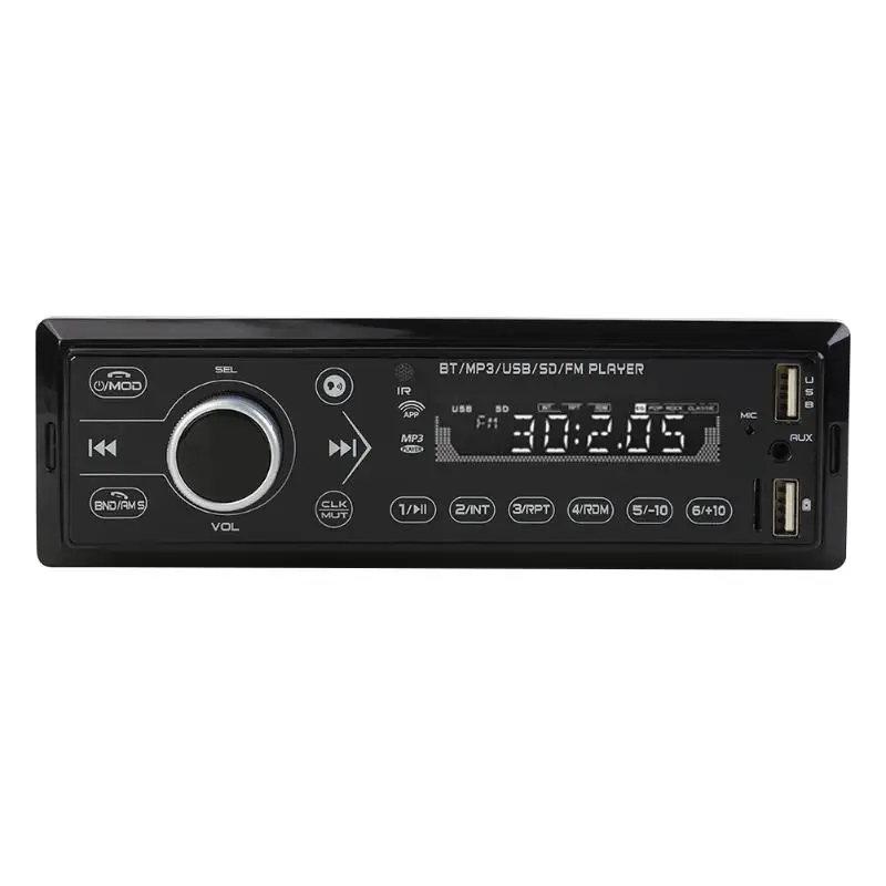 VODOOL 3209 1Din автомобильный стерео MP3-плеер с сенсорным управлением, Bluetooth, Авторадио, FM радио, USB/TF/AUX-IN, автомобильный мультимедийный плеер