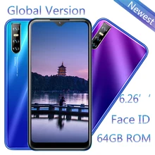 Czterordzeniowy A71 Face ID odblokowany 13MP smartfony 6.26