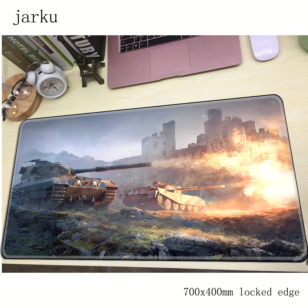 Коврик для мыши world of Tank геймерский коврик 700x400x2 мм подставка запястья