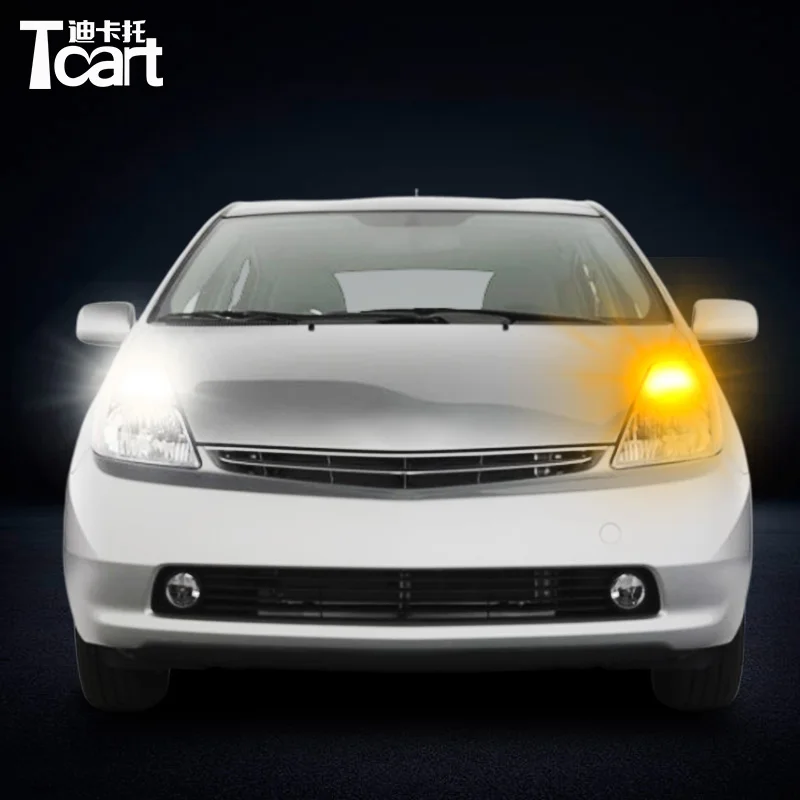 For Toyota prius Daytime Running Light Turn Signal Car Led drl 7440 t20 accessories 2008 2009 2010 2011 2012 2013 - Испускаемый цвет: 2008-2009