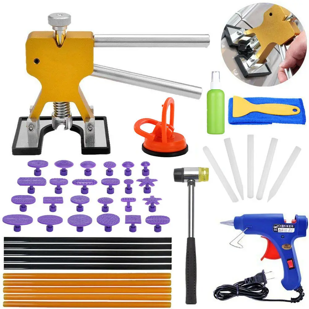 Removal Tool Car Body Paintless Dent Repair Tools Glue Puller Lifter Hail Damage