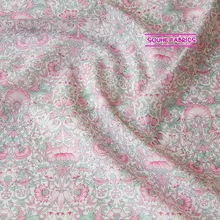Полметра свободы ткани Tana газон хлопок цветочные Lodden розовые ткани одежды