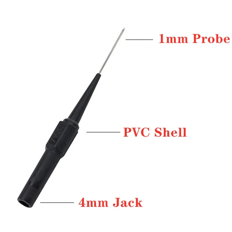 1 шт., 4 мм, тестовый зонд, нержавеющая сталь, игла, тестовый наконечник er, Наконечник Зонда для мультиметра, набор инструментов, тестовые зонды, игла для штепсельной вилки типа "банан"