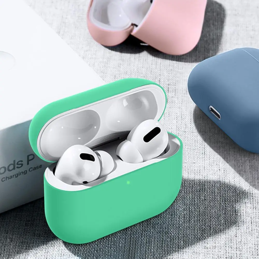 Силиконовый чехол для наушников для Apple Airpods Pro Чехол для AirPods 3 bluetooth беспроводная зарядная коробка для Airpods защитный чехол