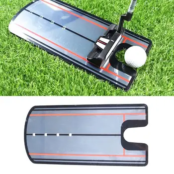 

32 * 14.5 CM Golf Putting Mirror Golf Training Aid Straight Line Swing Accessorie Golf Swing Alignment Trainer Golf Practic M0X4