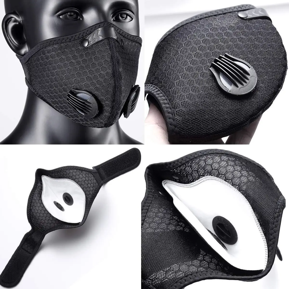 5/10/20pcs Cycling Pad High Quality 5-layer Activated Bamboo Charcoal To Prevent Formaldehyde Odor PM2.5 Non-woven Filter Chip 3