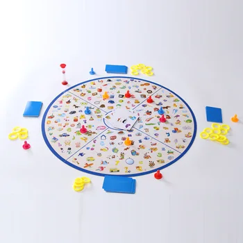 

Baby Montessori Puzzle Education Game Kid Detectives Looking Chart Board Plastic Puzzle Brain Training Toys for Children