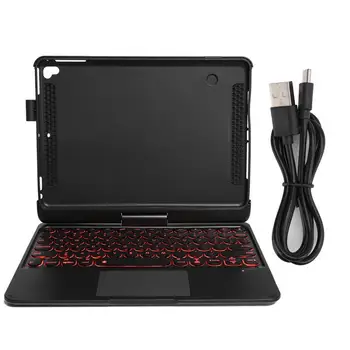 

360 Degree Rotating Case 7 Colors Backlight Wireless Bluetooth Keyboard for iPad Air2 for iPad Pro 9.7 / for iPad 9.7(2017/2018)