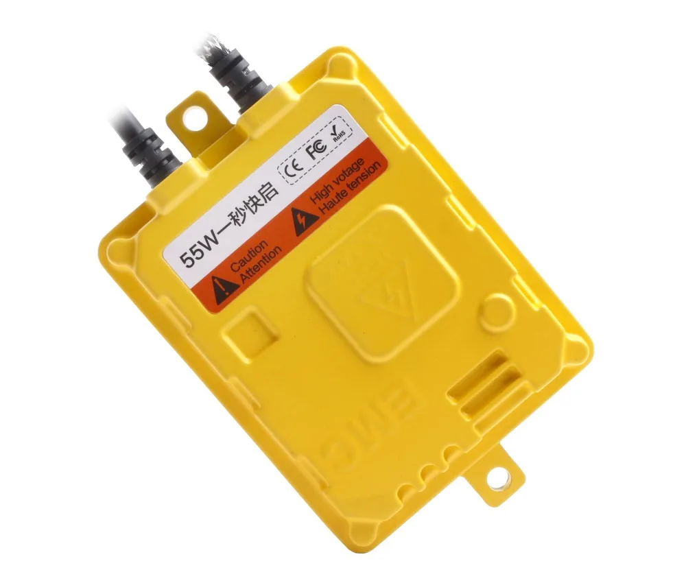 

Hot Sale Car Headlight 55W HID Ballast Fast Bright Quick Start External Digital Slim Ballast Reactor AC 12V HID Ballast 55W