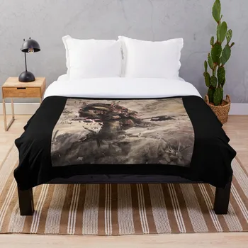 

Angron Desolation Throw Blanket Soft Sherpa Blanket Bed Sheet Single Knee Blanket Office Nap Blanket