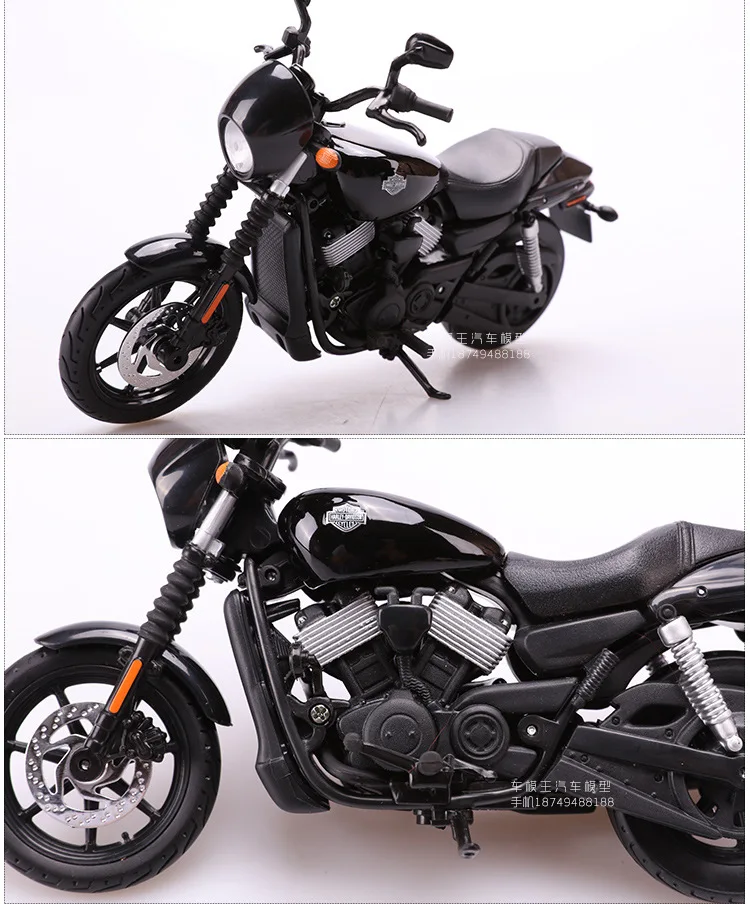 Maisto 1: 12 Harley крутой парень большой скольжения Road King мотоцикл литья под давлением модель сплава модель игрушки коллекция